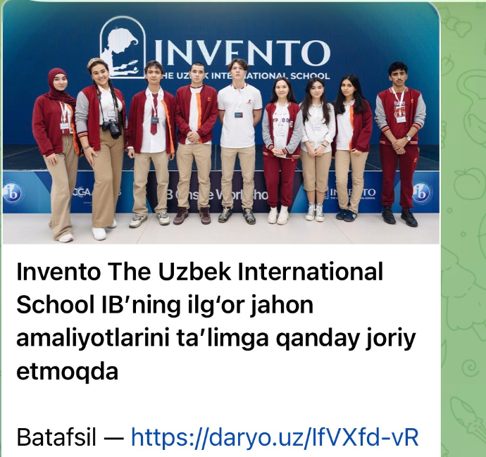 Daryo Telegram Post Preview